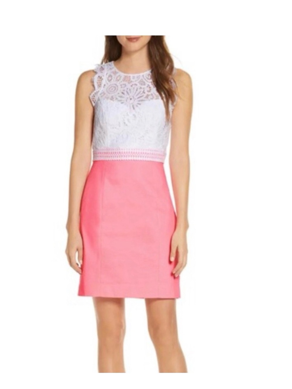 Lilly Pulitzer NWT Sharice Stretch Shift Dress Lilly’s Coral Size 6 $268
